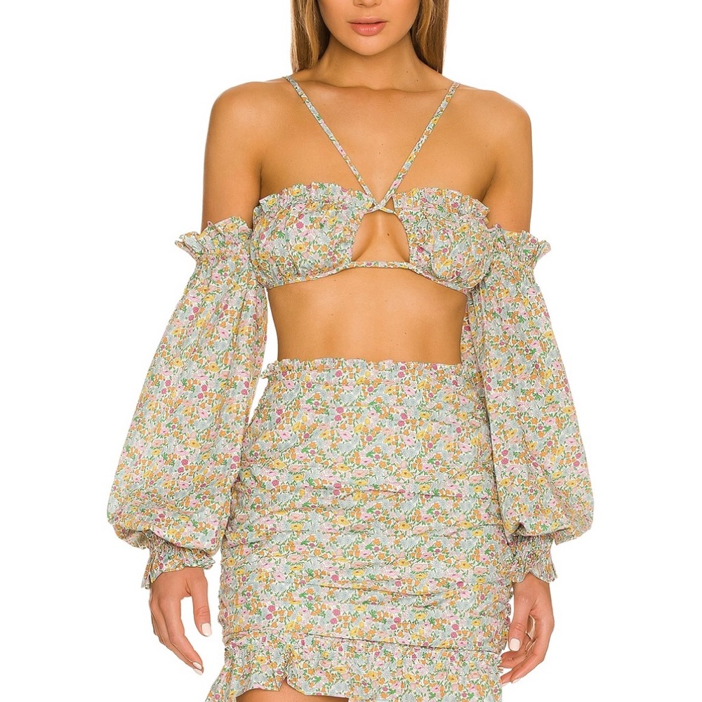 For Love and Lemons Raleigh Crop Top